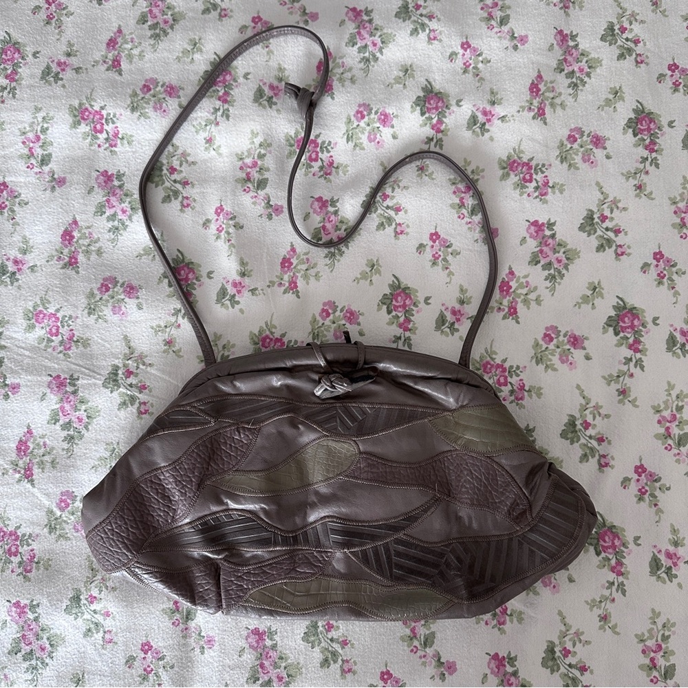 Chic Olive and Brown Women's Crossbody Bag